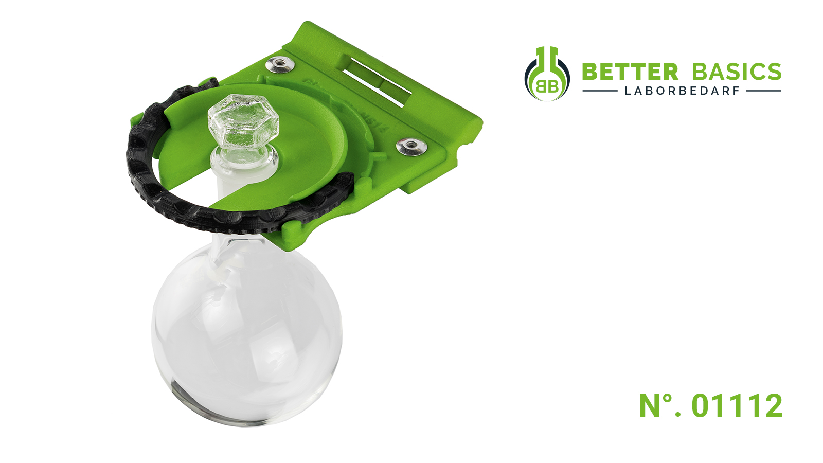 01112 SmartRack Modul Halterung fuer Glasgeraete mit NS14 plus Verschluss